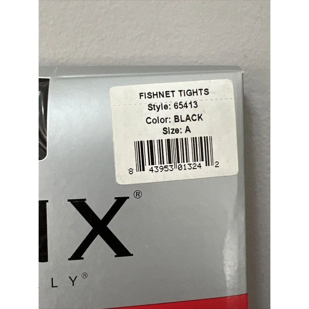 Spanx Uptown Tight-End FISHNET Pantyhose Tights ~ Size 1 (A) ~ BLACK COLOR